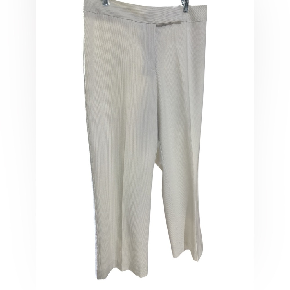 Blacker White Pants with Black Pinstripes